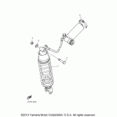 Схема вузла: Задня підвіска Yamaha YZF600R Thundercat