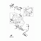Схема вузла: Сидіння Yamaha MT07/ MTT690 MT-07