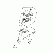 Схема узла: Задний фонарь (Стоп-сигнал) Yamaha WR250 WR250F
