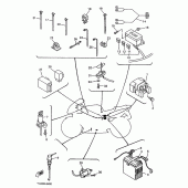 Схема вузла: Електрообладнання 2 Yamaha YZF1000R Thunderace