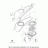 Схема узла: Панель приборов Yamaha XV1900 Raider