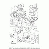 Схема узла: Впускная система Yamaha XVS1100 V-Star Classic