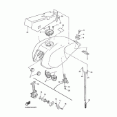 Схема узла: Топливный бак Yamaha XJR1300