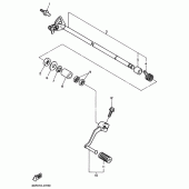 Схема узла: Вал переключения Yamaha FZX750