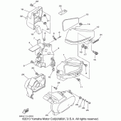 Схема вузла: Бічна кришка Yamaha XVS650 V-Star Classic