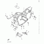 Схема вузла: Рама Yamaha VMX12 V-MAX