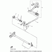 Схема вузла: Вал перемикання Yamaha YZF600R Thundercat