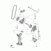 Схема вузла: Масляний насос Yamaha YZF-R6/YZF600 R6