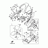 Схема вузла: Крило Yamaha TDM850