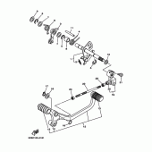 Схема вузла: Вал перемикання Yamaha XVS1100 Drag Star Classic