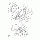 Схема узла: Крышки картера 1 Yamaha YZ450F YZ450F