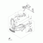 Схема вузла: Фара Yamaha YZF-R6/ YZF600 R6