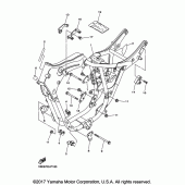 Схема узла: Рама Yamaha XV250 V-Star