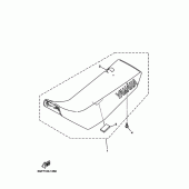 Схема вузла: Сидіння Yamaha TT-R250 TT-R250