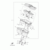 Схема узла: Панель приборов Yamaha YBR250