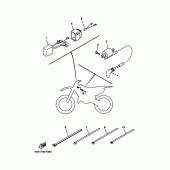 Схема узла: Электрооборудование 1 Yamaha WR250 WR250Z