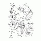 Схема вузла: Облицювальні елементи Yamaha XP500 T-MAX 530