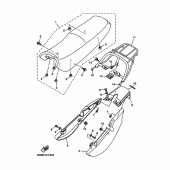 Схема узла: Сиденье Yamaha YBR125