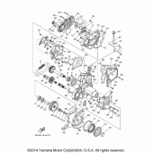 Схема узла: Промежуточная передача Yamaha XV1700 Road Star Midnight Warrior