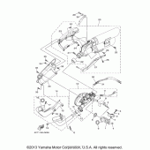 Схема вузла: Вихлопна система Yamaha XV1900 Raider S with Flames