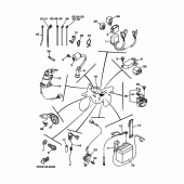 Схема вузла: Електроустаткування 1 Yamaha XT225 XT225