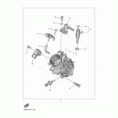 Схема вузла: Впускна система 2 Yamaha YZ450F YZ450F