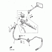 Схема вузла: Maitre cylindre av 2 Yamaha VMX12 V-MAX
