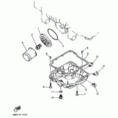 Схема вузла: Фільтр масляний Yamaha XJ600 Diversion (S-TYPE)