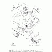 Схема вузла: Паливний бак Yamaha TT-R250 TT-R250