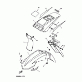Схема узла: Крыло Yamaha DT125 DT125X