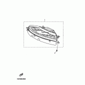 Схема узла: Панель приборов Yamaha YP250 X-MAX