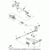 Схема узла: Вал переключения Yamaha XVS650 V-Star Custom