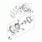 Схема вузла: Фара Yamaha XJR1300