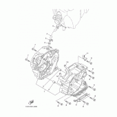 Схема узла: Картер двигателя Yamaha YBR125