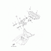 Схема узла: Задний фонарь (Стоп-сигнал) Yamaha FZ10/ MTN1000 MT-10 SP