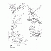 Схема узла: Облицовочные элементы 1 Yamaha YZF-R1 R1