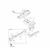Схема узла: Задний фонарь (Стоп-сигнал) Yamaha VMX17 V-MAX