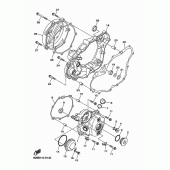 Схема узла: Крышки картера 1 Yamaha YZ250 YZ250FX
