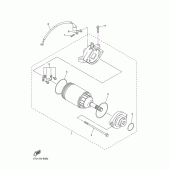 Схема вузла: Електричний стартер Yamaha WR450F