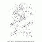Схема вузла: Вал приводний та редуктор Yamaha XTZ1200 Super Tenere