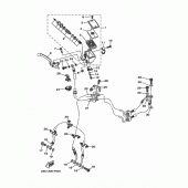 Схема вузла: Передній гальмівний циліндр Yamaha MT09/MTN850 MT-09 Tracer