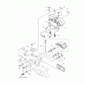 Схема узла: Задний фонарь (Стоп-сигнал) Yamaha XTZ1200 Super Tenere