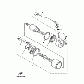 Схема вузла: Електричний стартер Yamaha YP250 Majesty