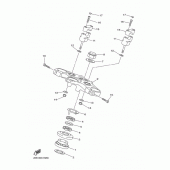 Схема вузла: Рульовий механізм Yamaha XJ6 XJ6-N (Naked)