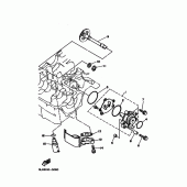 Схема узла: Масляный насос Yamaha FZX250 ZEAL