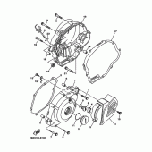 Схема вузла: Кришки картера 1 Yamaha TTR125 TT-R125