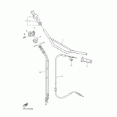 Схема узла: Руль и Тросики Yamaha WR450F