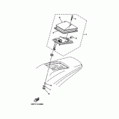 Схема вузла: Задній ліхтар Yamaha TT-R250 TT-R250