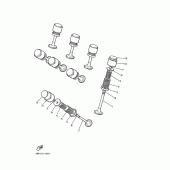 Схема узла: Клапан Yamaha XJ600 Diversion (S-TYPE)