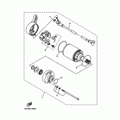 Схема вузла: Електричний стартер Yamaha TTR230 TT-R230